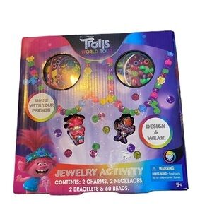Trolls World Tour Jewelry Bead Making Activity NEW Poppy